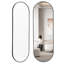 Metal Oval Mirror