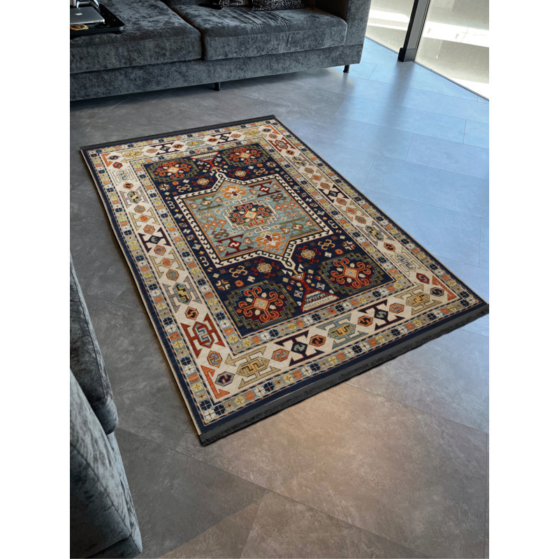 Tapis rectangulaire Yae, Rectangle 4 pi x 6 pi 7 po
