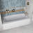 Streamline 66 in. x 32 in. Acrylic Right-Hand Drain Alcove Bathtub in Glossy White With External Drain-101699569