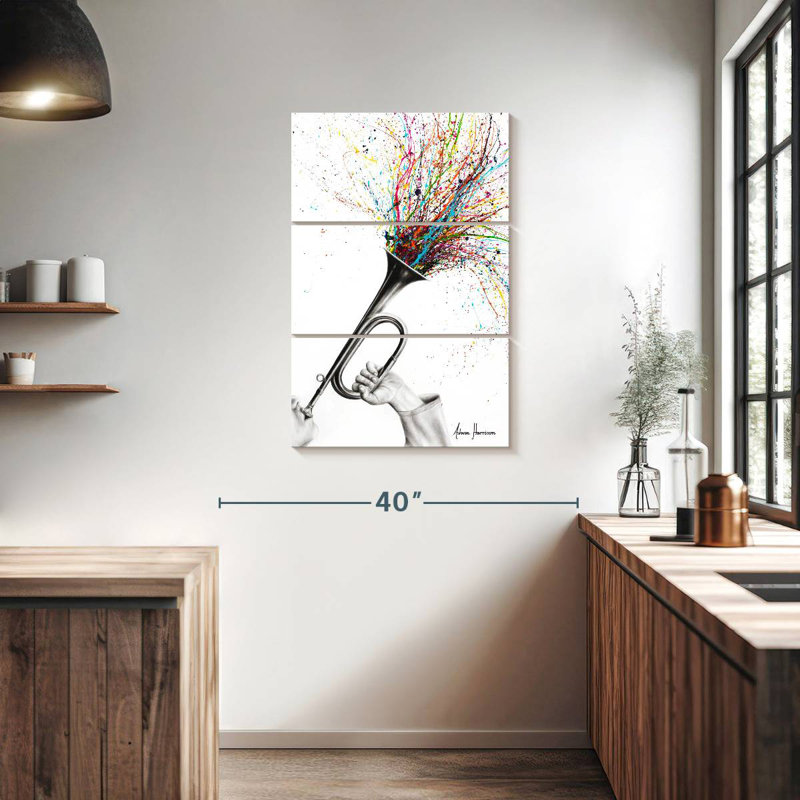 Abarca The Rising Sound, 38" H x 24" W