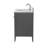 Laval 60" Single Sink Freestanding Bathroom Vanity with Engineered Marble Top-105275191-105275186