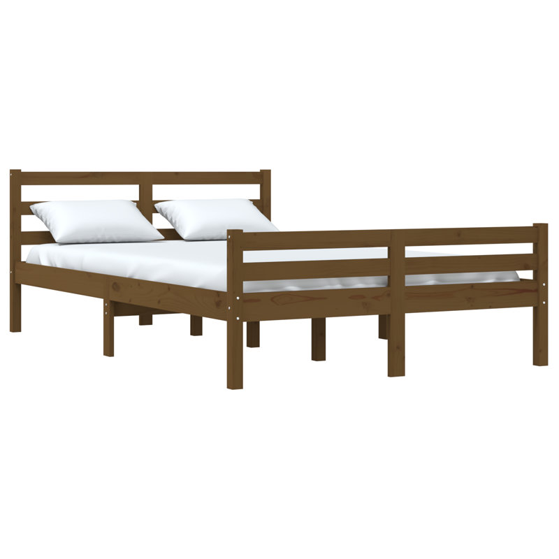 Maxton Solid Wood Bed, 140 x 200cm, natural