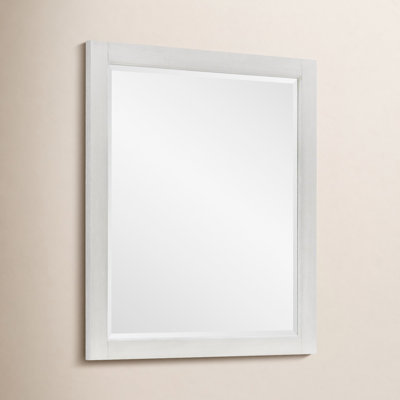 August 34" Oak Accent Mirror