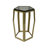 Side Table with Glass Top and Metal Frame - Modern Accent for Living Room or Small Spaces - Narrow End Table for Home Decor-1712985089-1712985103