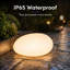 Lampe extérieure lumineuse en forme de pavé avec 16 couleurs, alimentée à l'énergie solaire et dotée d'une DEL intégrée à changement de couleur.-133667830