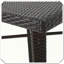 Table de bar en osier carré Pratique, durable, élégant, fonctionnel, compact, confortable, chic, polyvalent
