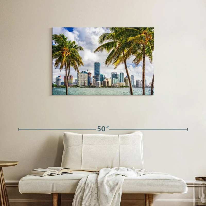Ravi, centre-ville tropical de Miami, H 24 po x l 36 po