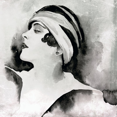 " Les Yeux Noir II " by Jennifer Paxton Parker Painting Print
