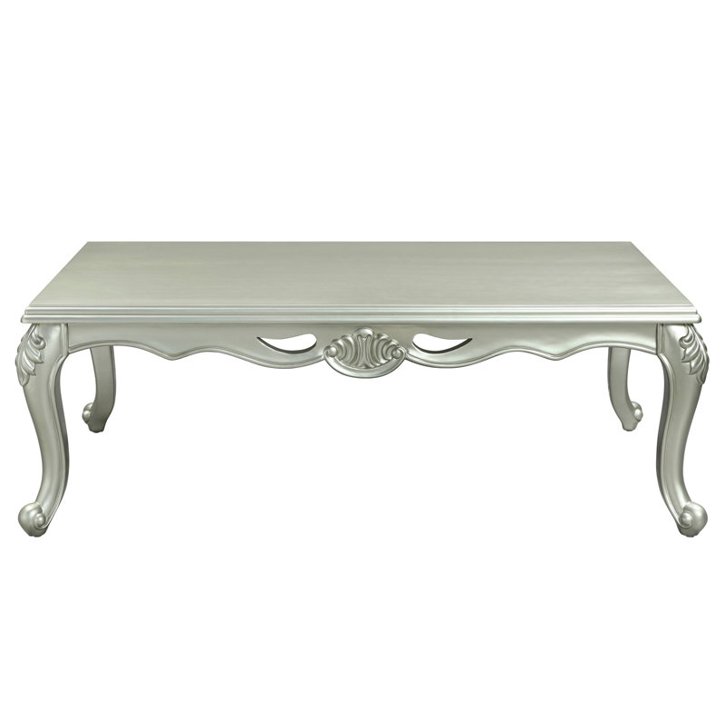 Table basse Qunsia, H 20 po x L 58 po x l 33 po, Champagne