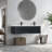Chilmonik 70.9'' Double Bathroom Vanity with Engineered Stone Top-717843158