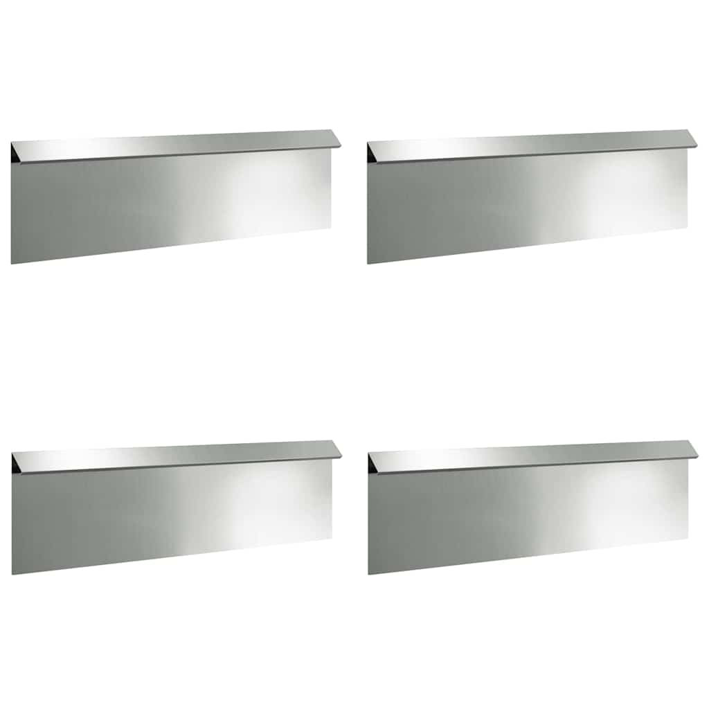 25 cm H x 100 cm W Galvanised Steel