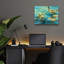 «Sea Turtles» par Julia Purinton, art mural en verre acrylique-1265497798