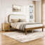 Base de lit tapissier Mid-Century-2093477613-2093477614