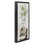 Art mural sur toile flottante encadrée "White Florals on Distress" par Stellar Design Studio