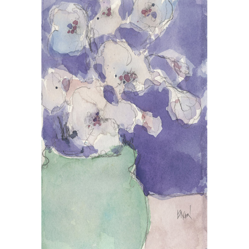 Floral Objects I by Samuel Dixon - Painting, 122cm H x 81cm W, Wrapped Canvas