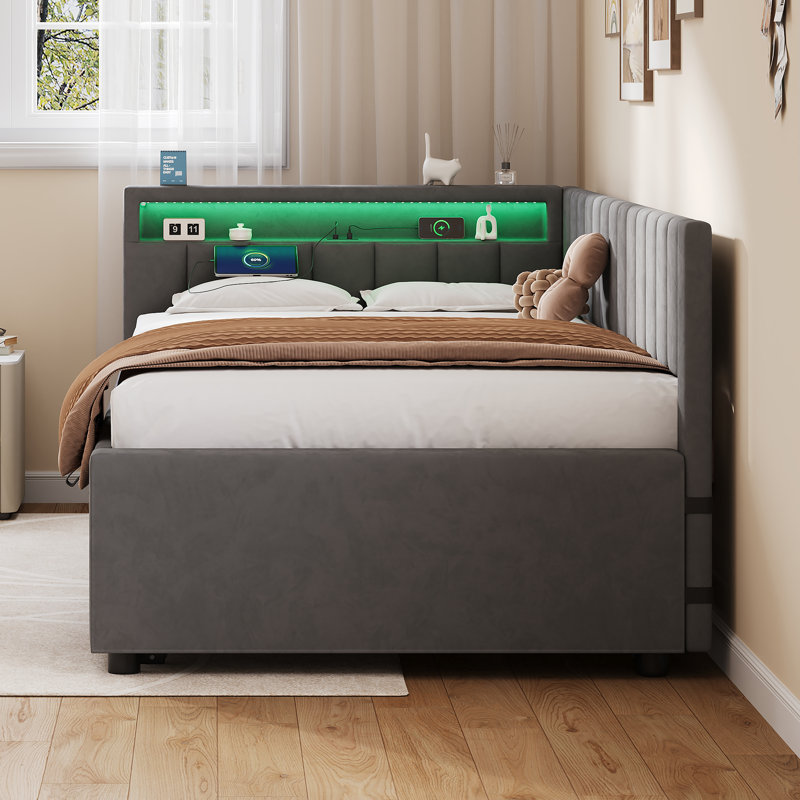 Metal Daybed, Grey