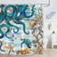 Rideau de douche avec crochets Ocean