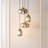 Karl 4 - Light Brass/Black Cluster Pendant