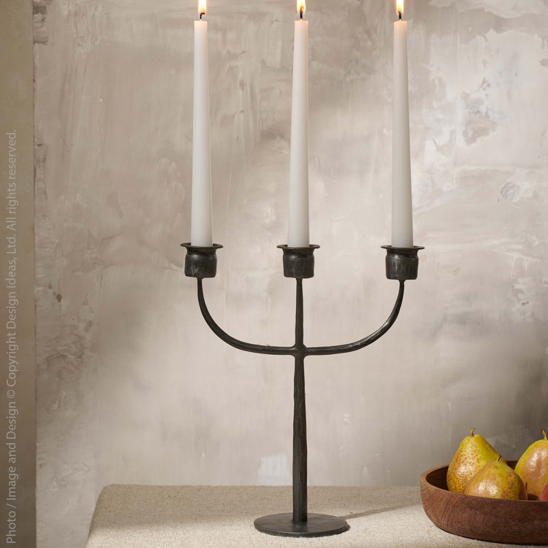 Bougeoir de table en fer