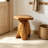 Cedar Wood Small Stool