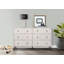 Ensemble de chambre à coucher avec lit, commode, table de chevet et commode Rennick-1067016770