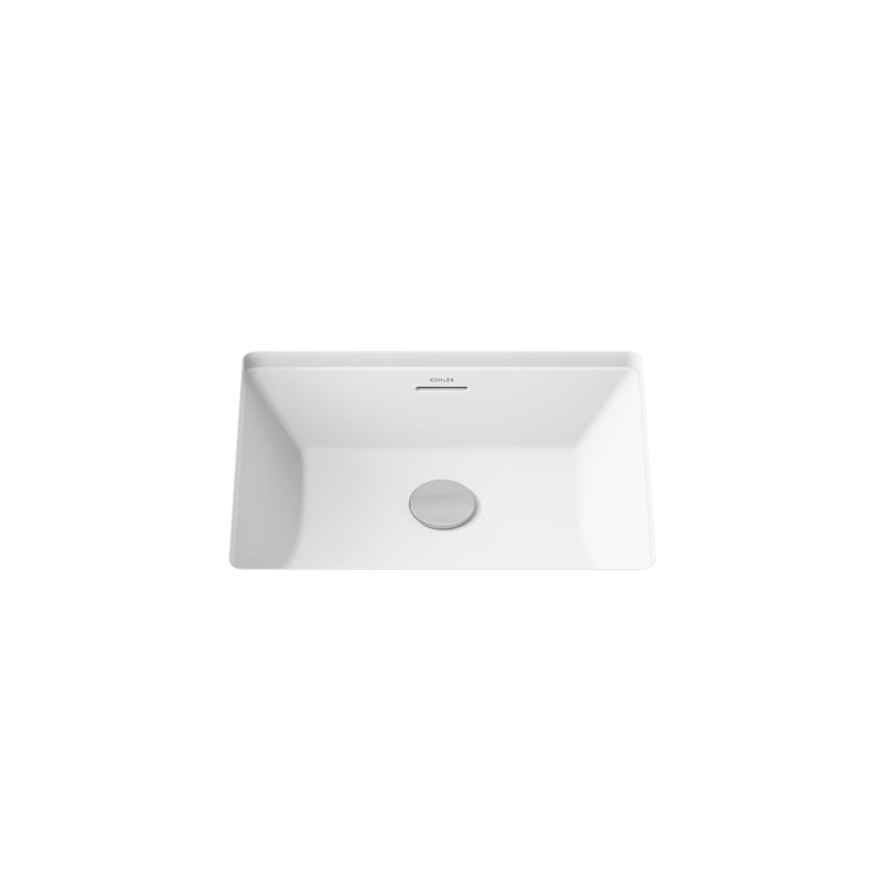 Brazn Rectangle Undermount Bathroom Sink