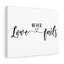 Love Never Fails - Wrapped Canvas Print-1395897388