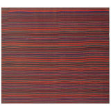 One-of-a-Kind 4'0" x 4'0" Square Flatweave Area Rug