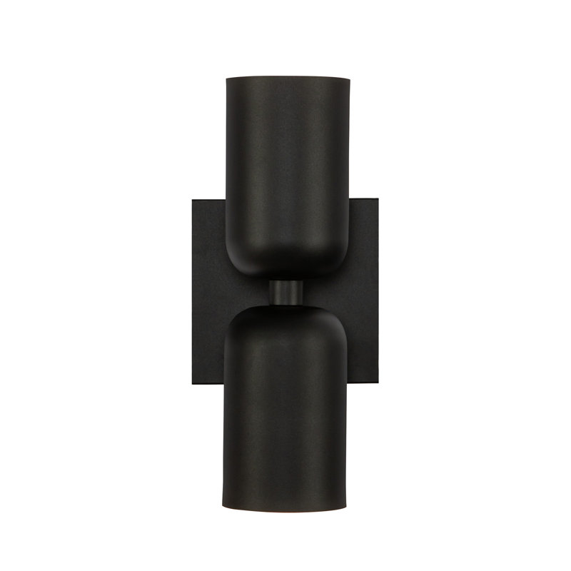 Nola 2 - Light Armed Sconce, Black