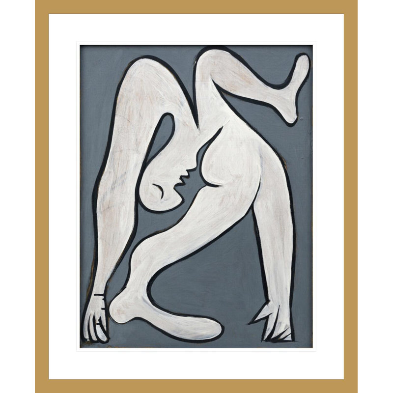 Acrobate (Acrobate) par Pablo Picasso, impression giclée sur cadre, H 28,62 po x l 23,5 po