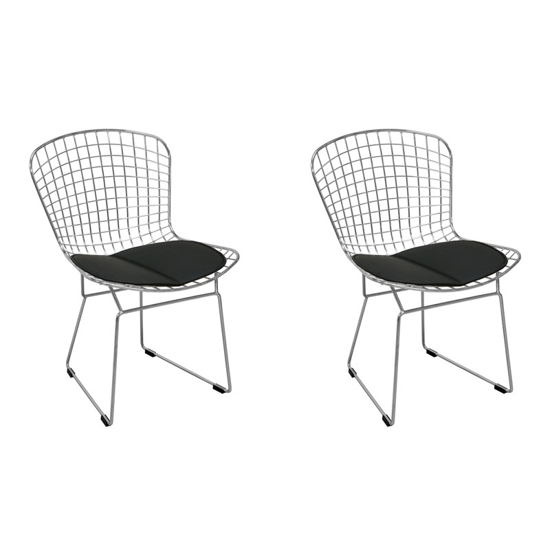 Chaise d'appoint Merc, Noir