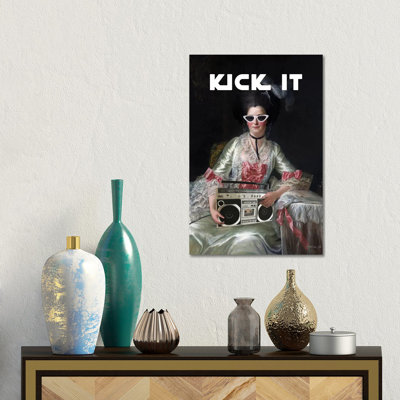 Kick It by Stellar Design Studio - Gallery-Wrapped Canvas Giclée on Canvas