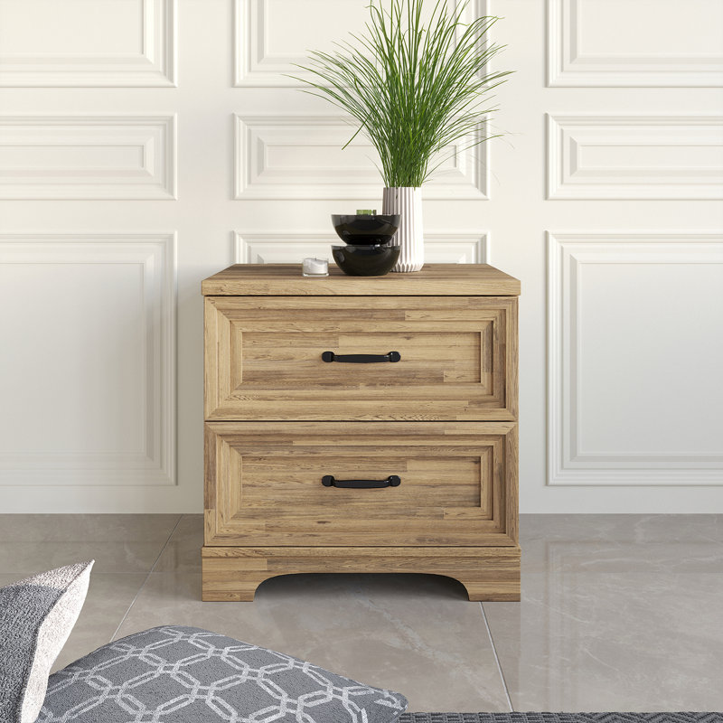 Nightstand, Brown Oak