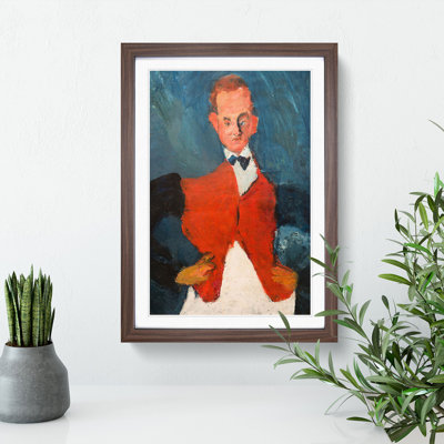 The Waiter by Chaim Soutine - Picture Frame Painting