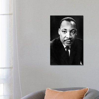 Martin Luther King, Jr - reproduction de photo sur toile tendue
