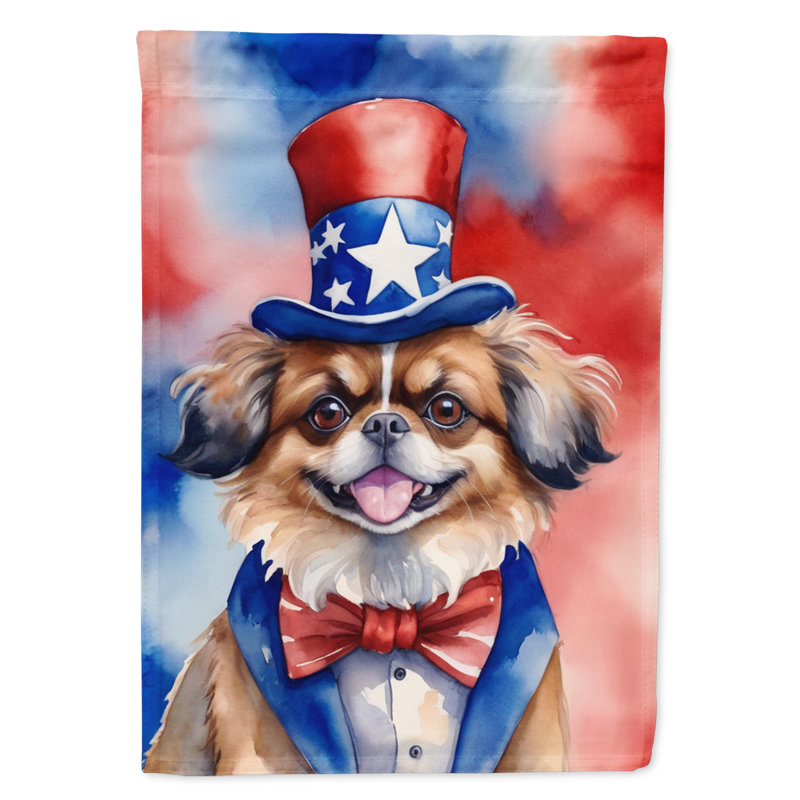 Drapeau patriotique du jardin américain, Tibetan Spaniel