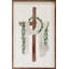 Croix en bois avec foulard drapé-383170395