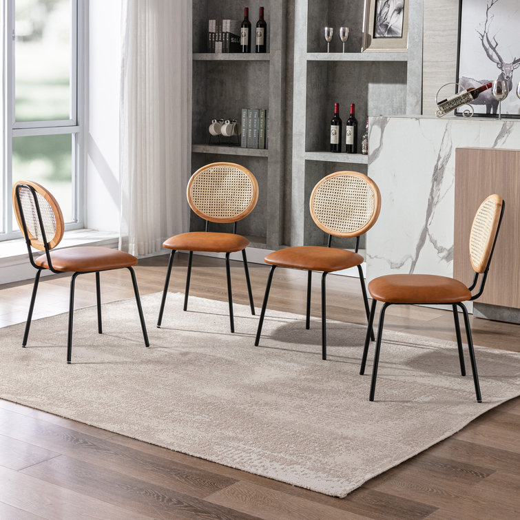 Wayfair  Faux Leather King Louis Kitchen & Dining Chairs You'll Love in  2023