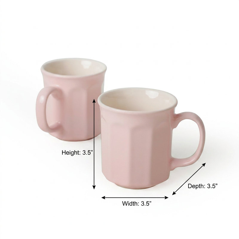 Everly Paneled Ceramic Coffee Mug