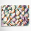 Dessert, macarons sur toile beige-1432458823