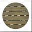 Table d'appoint extérieure en bois d'acacia durable, table basse ronde de patio pour la cour et le balcon-292814600