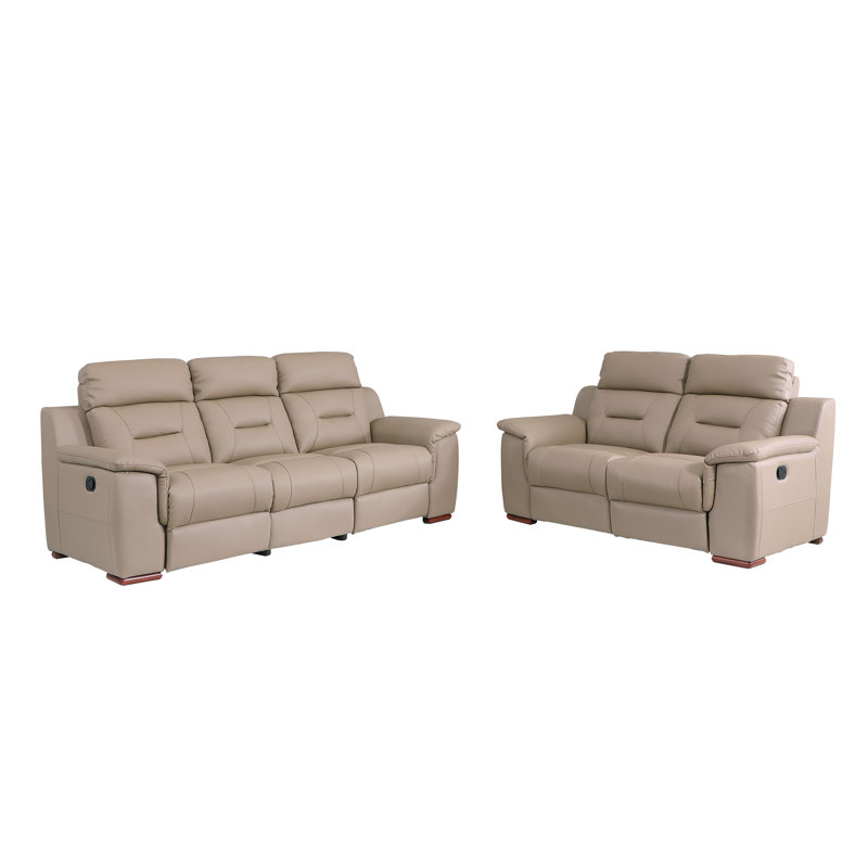 Ensemble de salon inclinable 2 pièces Annahi, Beige