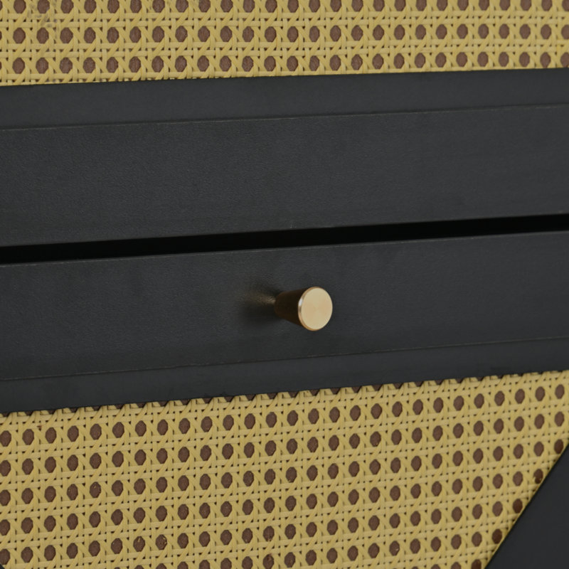 Shoe Storage Cabinet, Black