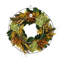 Couronne d'automne 27 po avec hortensias, blé et astilbe