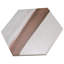 Carreau de mur et plancher aspect pierre 8 pi x 9 pi Matter Hex-70564537