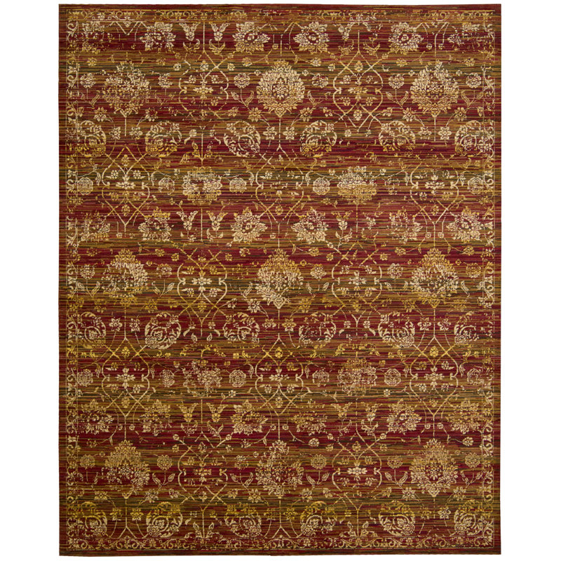 Gaspar Floral Indoor Rug, Rectangle 8'6" x 11'6"