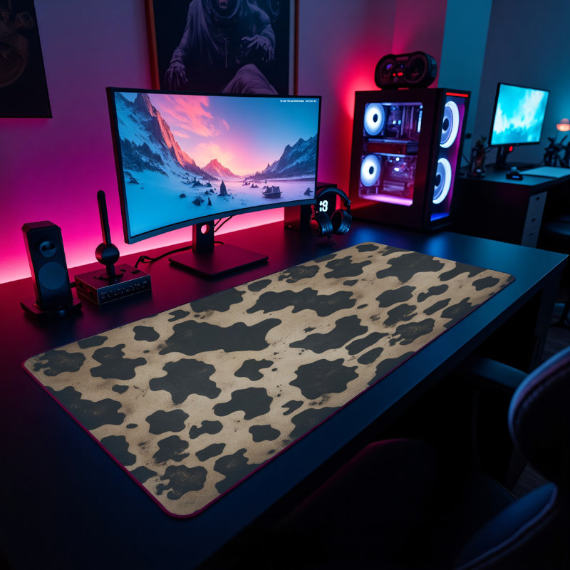 Polyester Desk Pad, 14.4x12.1