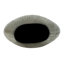 Vase ovale en aluminium