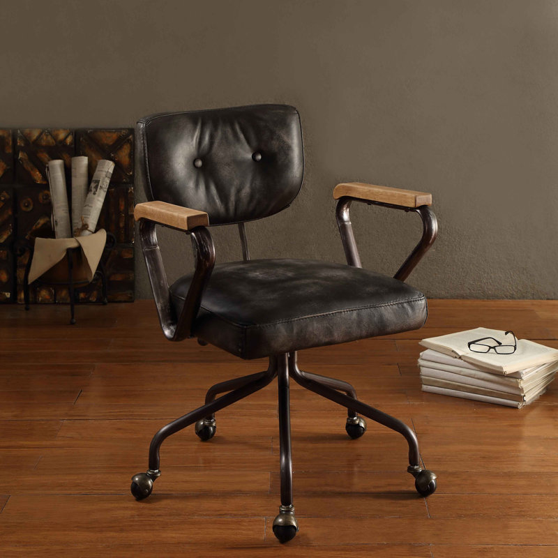 Chaise de bureau Hallie pour bureau personnel