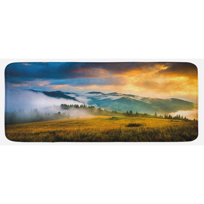 Tapis de cuisine paysage